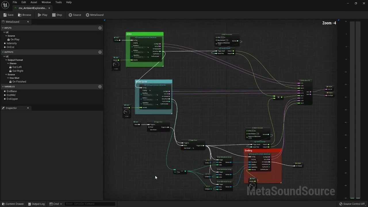 MetaSound Cue Points, Composition, and Gameplay Hooks UE5 P1