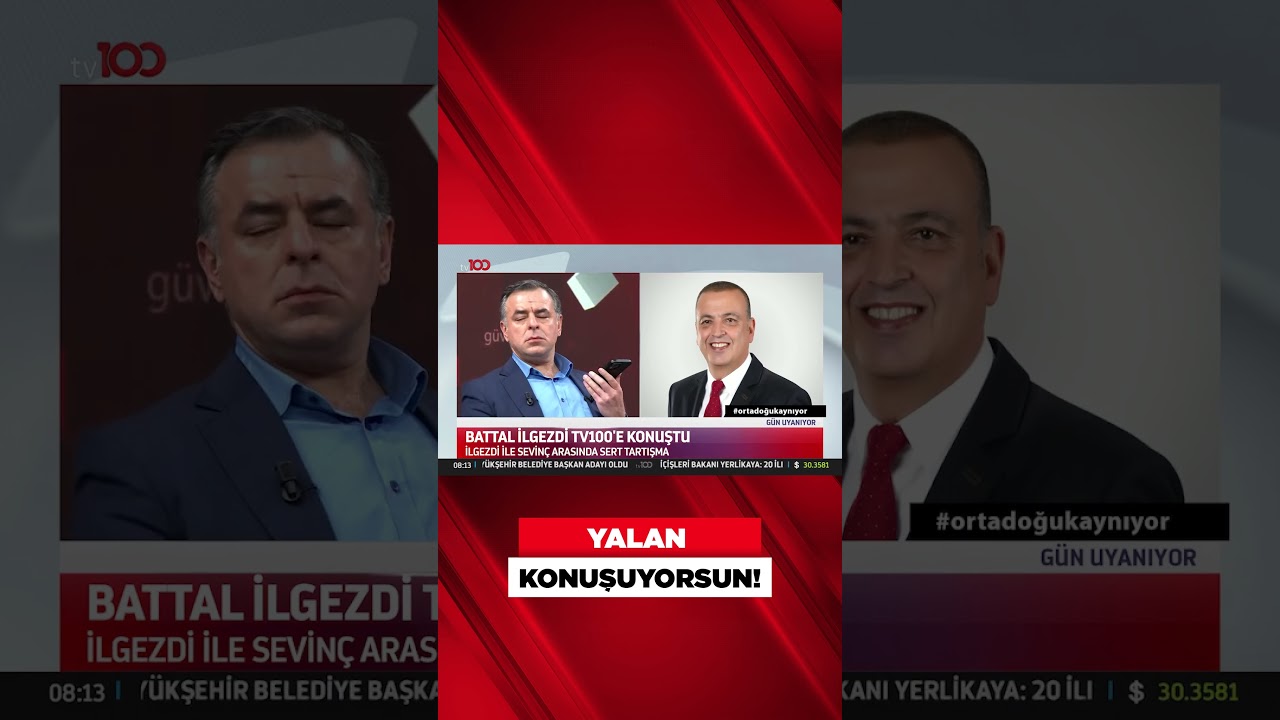 İlgezdi ile Sevin&ccedil; Arasında Canlı Yayında Tartışma #shorts #tv100 #haber