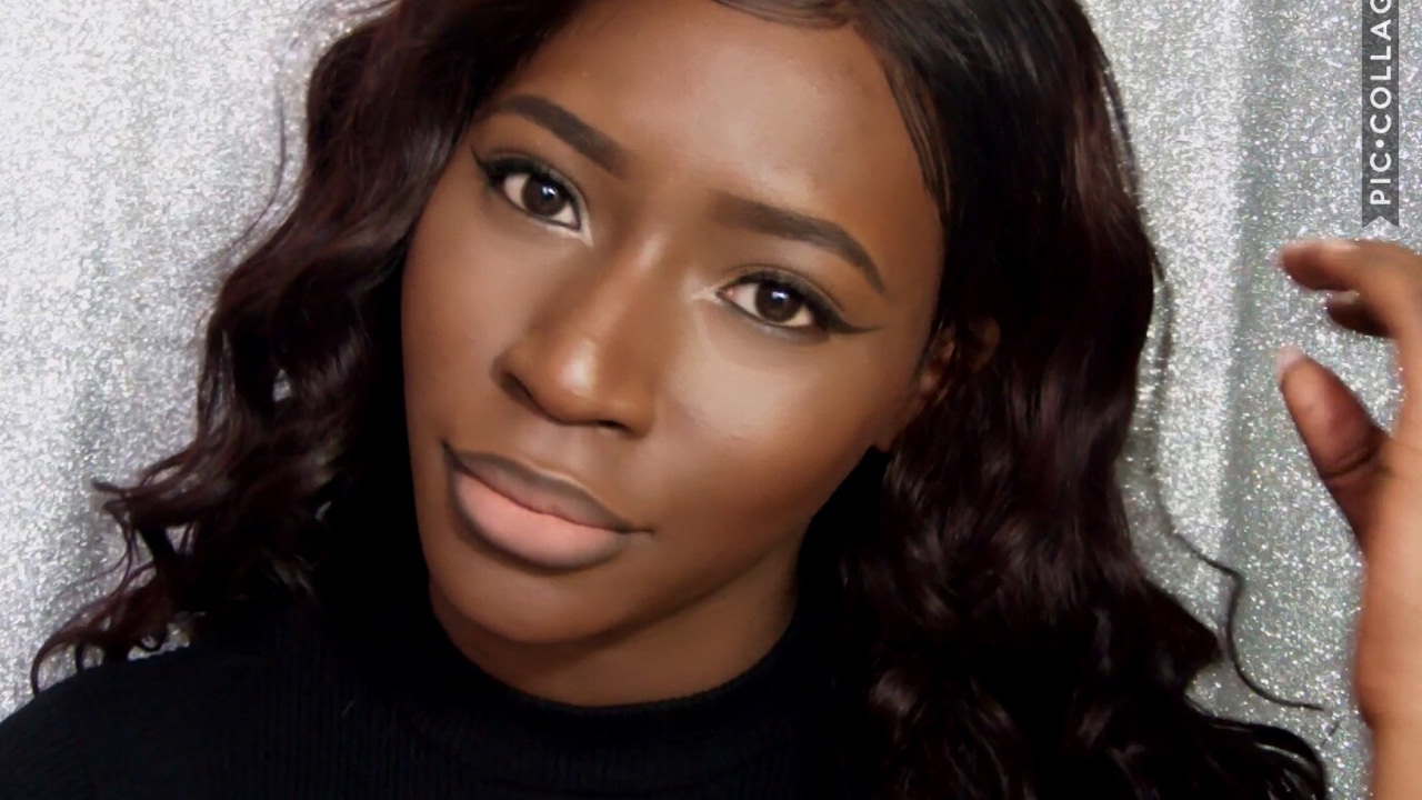 Maquillage simple et rapide pour débutante sur peau noire  | Kadiya Dsb