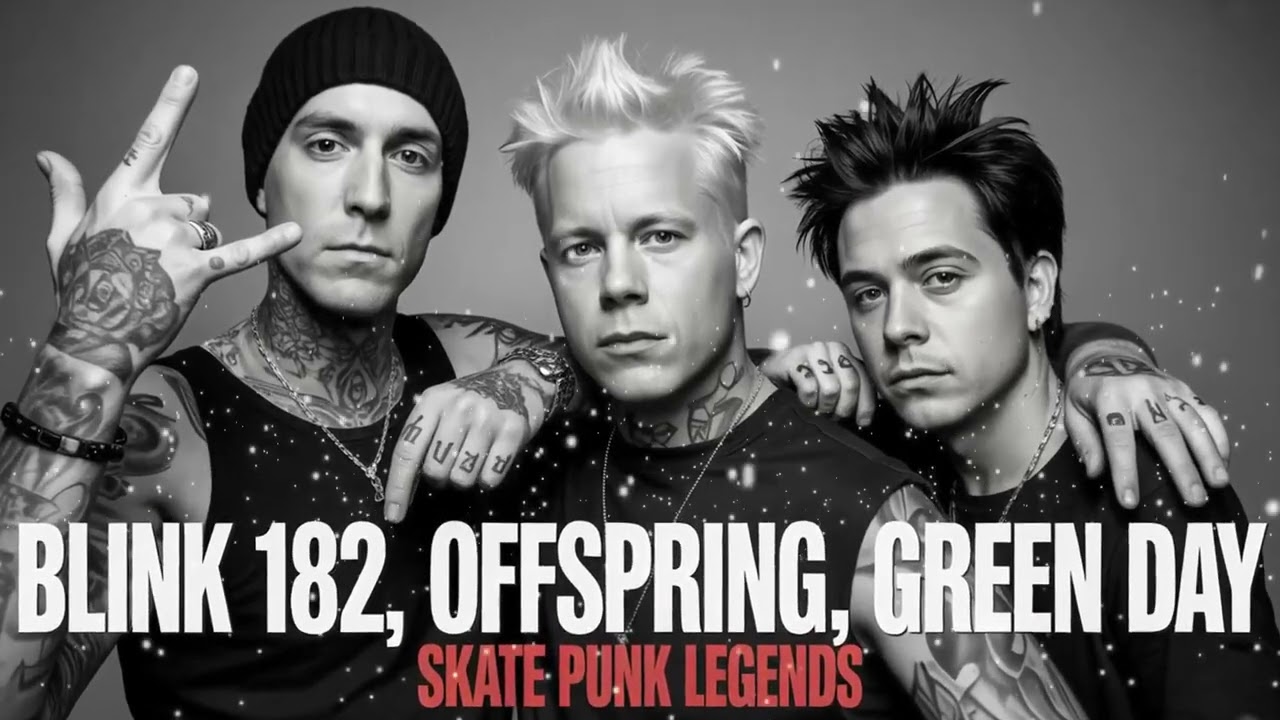 🔥 Legends Skate Punk – Punk Rock Remix [90s, 2000s]  Blink-182, The Offspring & Green Day AI Remix