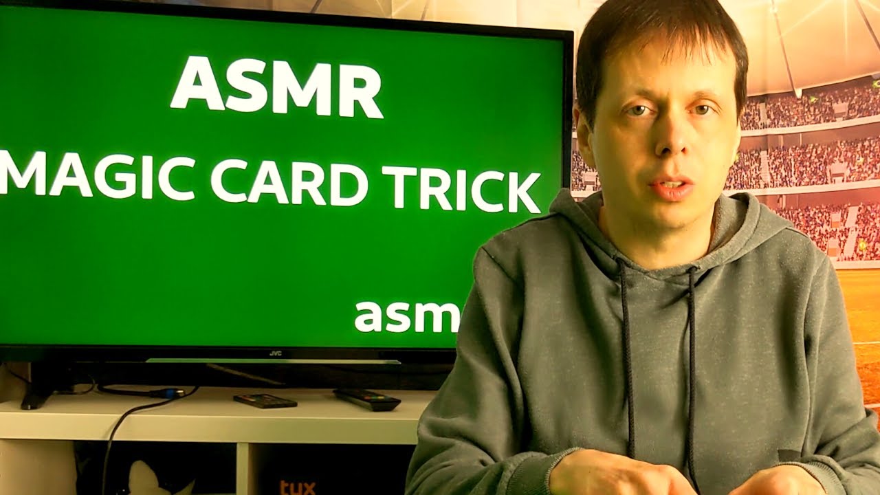 ASMR Magic Card Trick - Magic Wand Tapping Trick