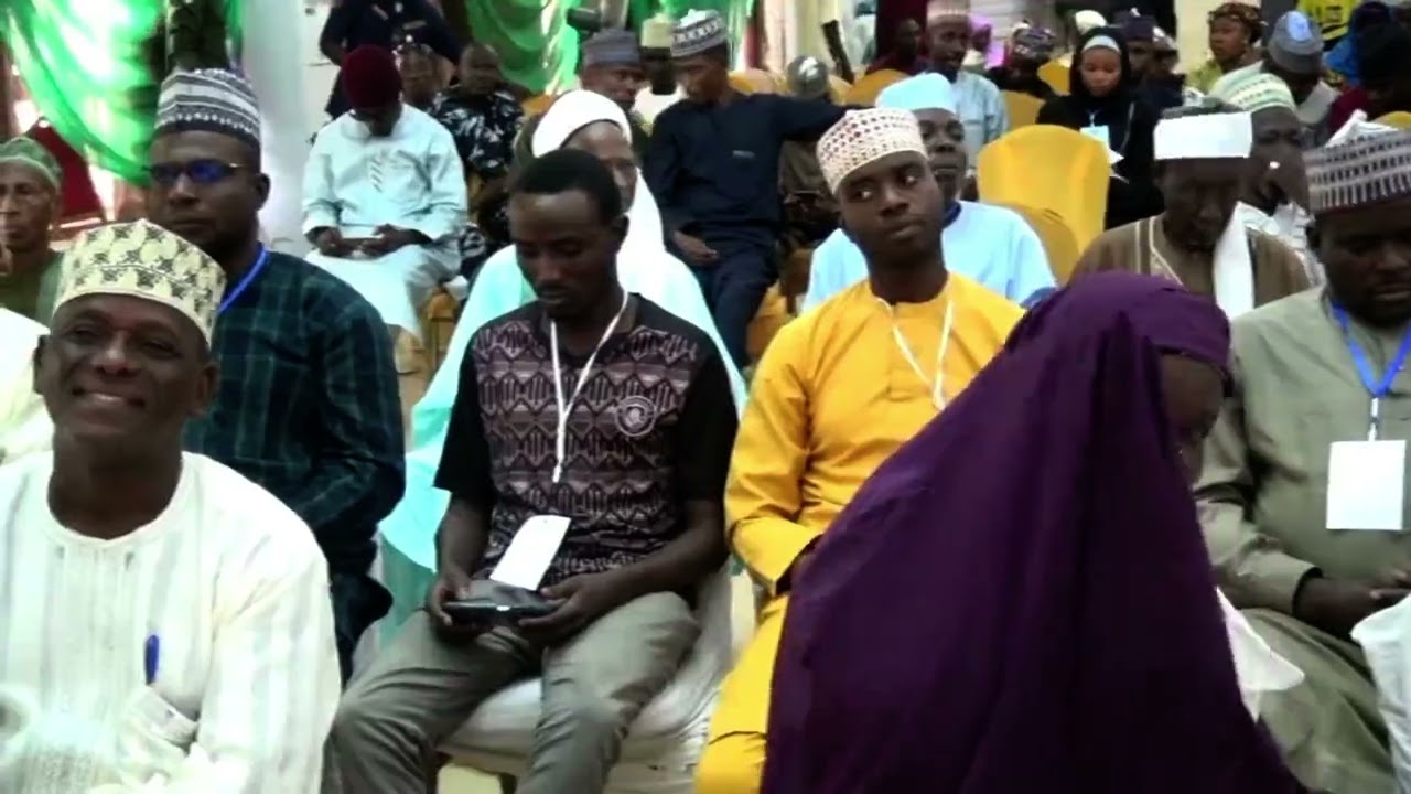 Maj Gen. Usman Muktar a representative of Engr. Ahmad Umar MD NAMA present a paper 
