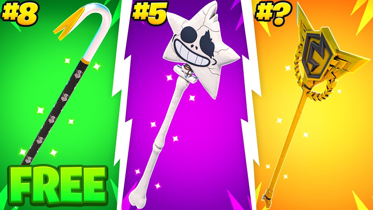 25 *CHEAPEST* Tryhard Pickaxes In Fortnite!