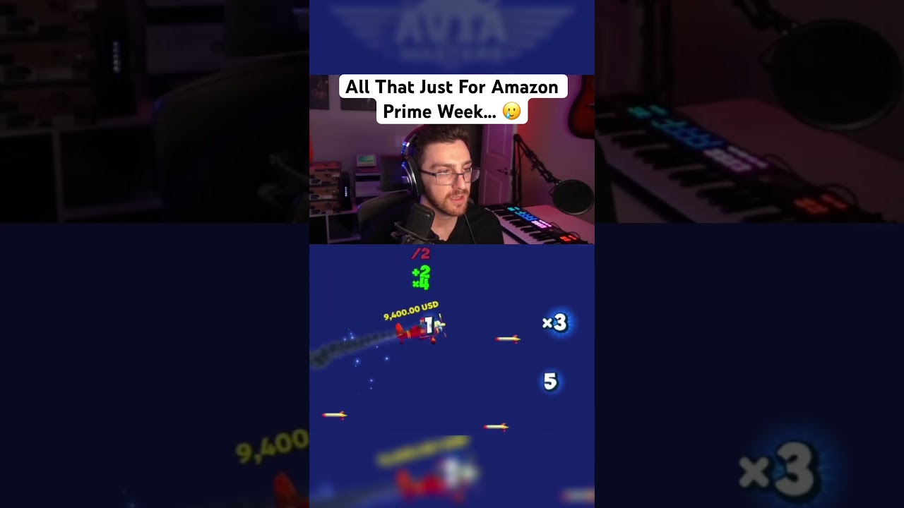 All That Just For Amazon Prime Week... 🥲 #prophet #aviamasters #planegame #kickstreaming #games