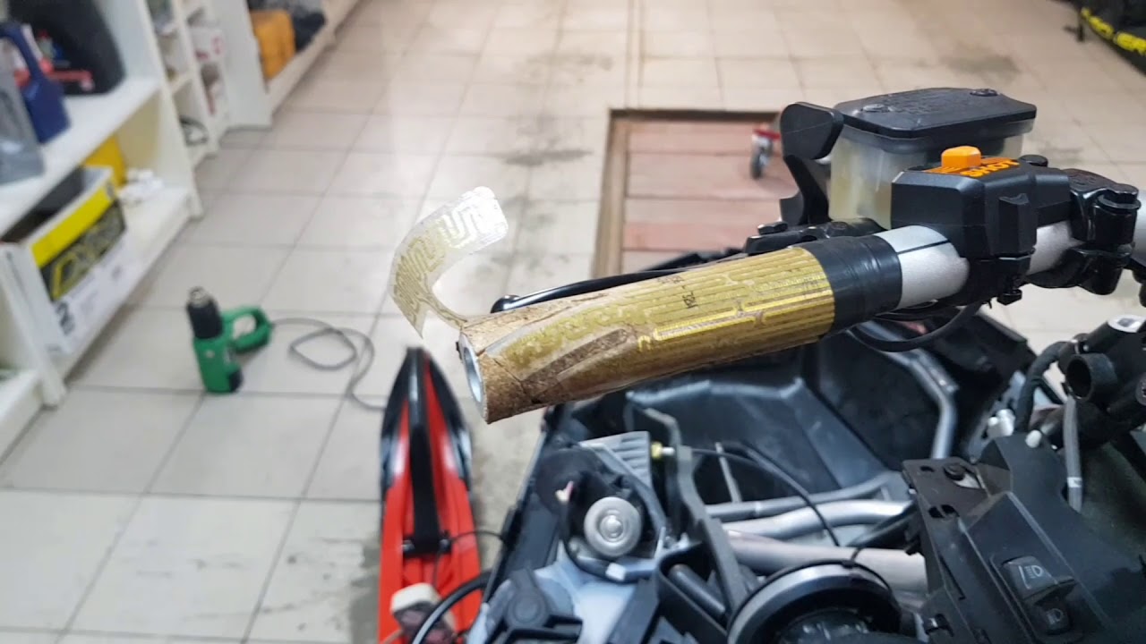 Тюнинг руля_hack  handlebar for good counterstering  Summit G4 850