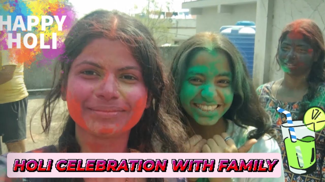 VLOG 37 | HOLI celebration with family ❤️ | #Sangeetapintuvlog