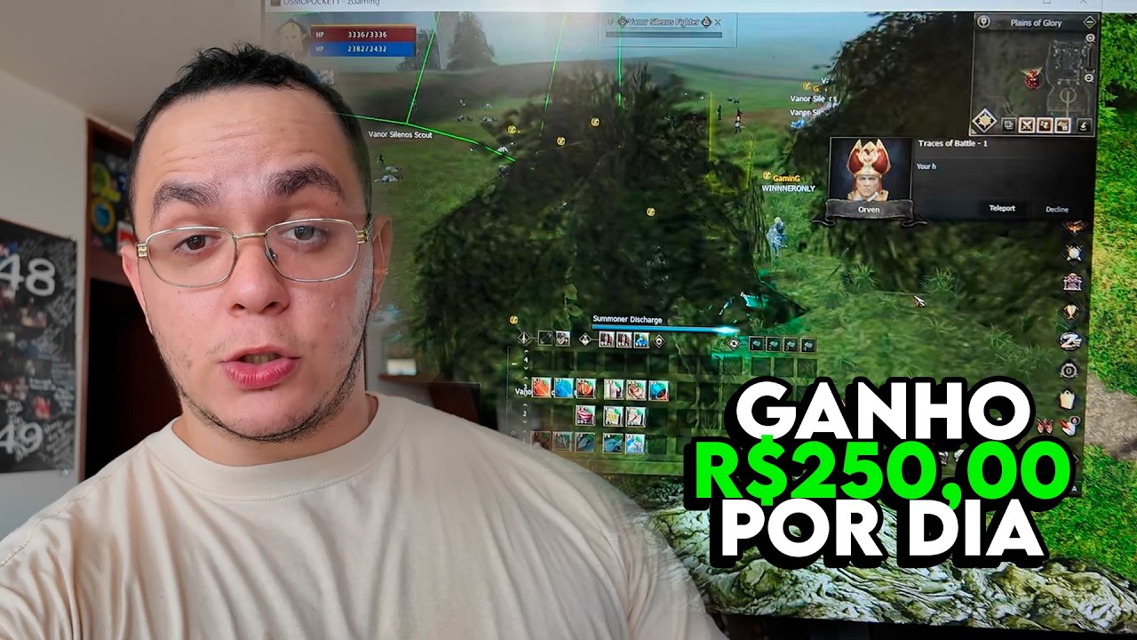 Rotina Matinal de um GAMER REMUNERADO que ganha R$250,00 POR DIA ( RMT )