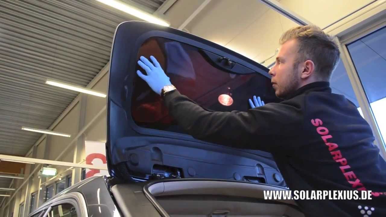 BMW 3 TOURING Solarplexius Auto Sonnenschutz Scheibentönung Einbau