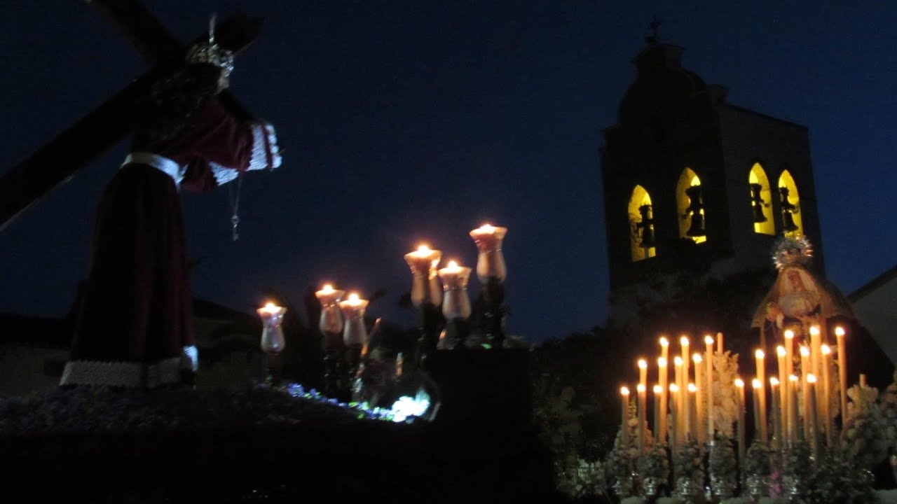 Nuestro Padre Jesús se encuentra con su Madre de la Amargura #antesupueblo de Villargordo
