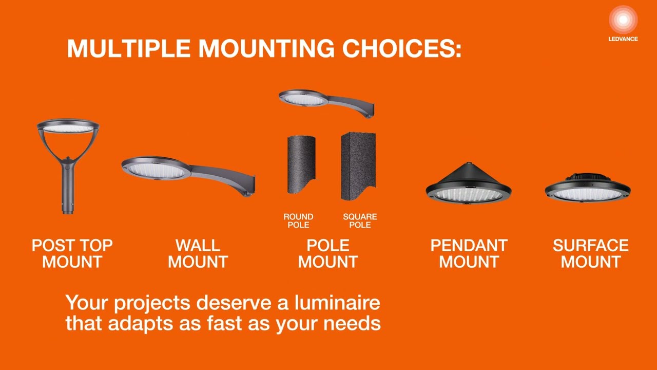 LEDVANCE POST TOP OPTI-SELECT LED Luminaire