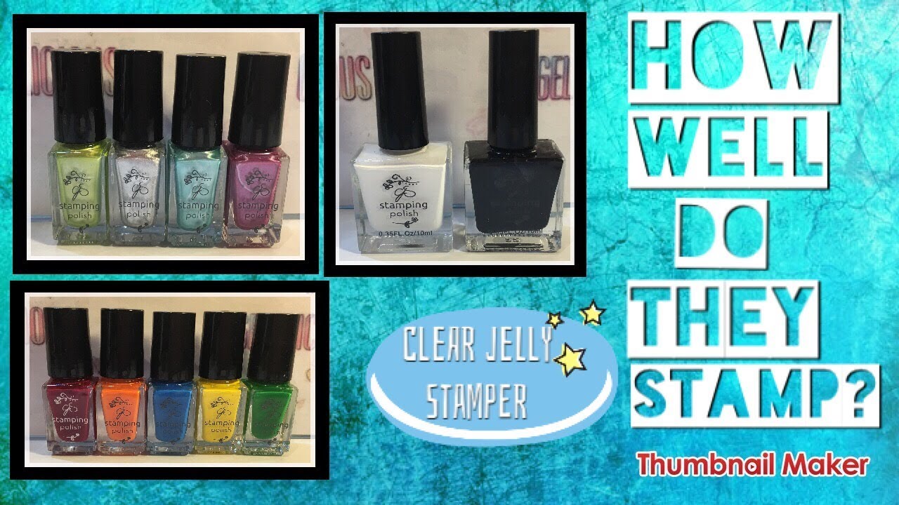 Clear Jelly Stamper | 5 FREE Stamping Polishes | How Well Do They Stamp?