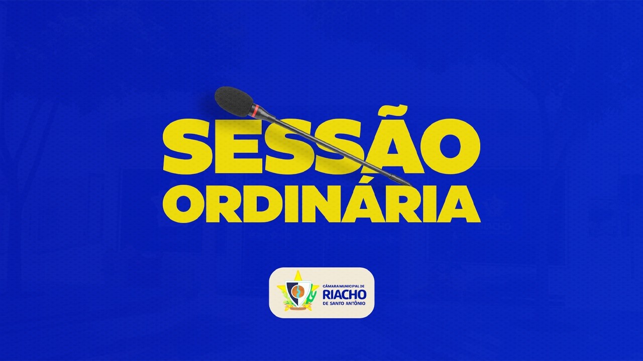 🔴2ª SESSÃO ORDINÁRIA DA CÂMARA DE RIACHO DE SANTO ANTÔNIO - PB | 11/03/2026.