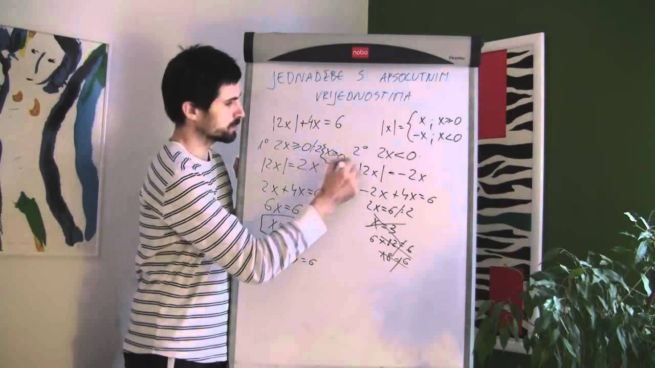 Jednadžbe s apsolutnim vrijednostima 08