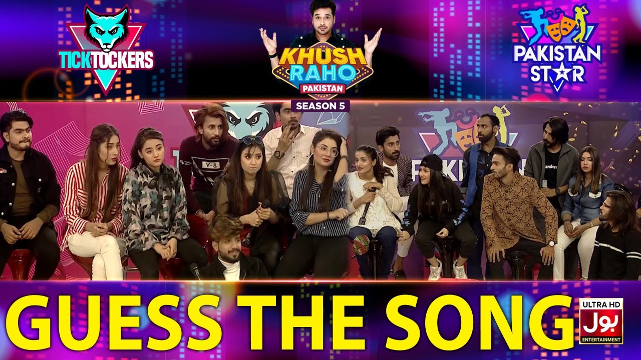 Guess The Song | Khush Raho Pakistan Season 5 | Tick Tockers Vs Pakistan Star | Faysal Quraishi