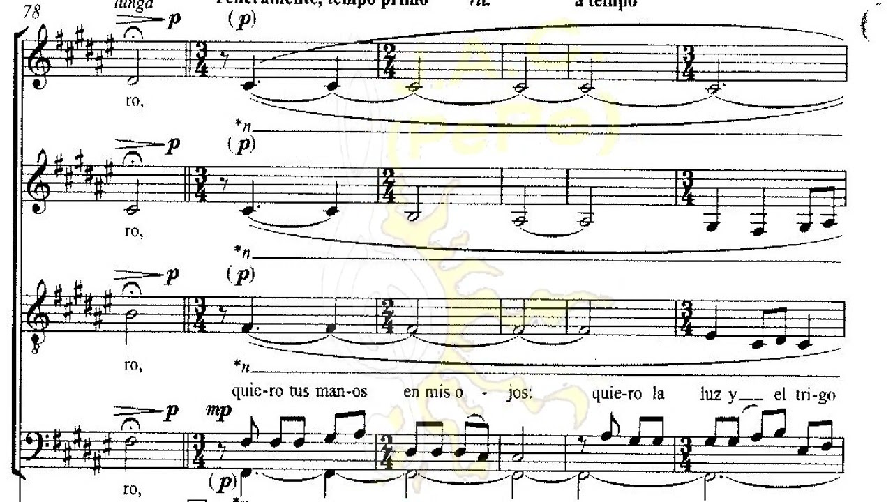 SONETO DE LA NOCHE (Pablo Neruda - Lauridsen Morten)