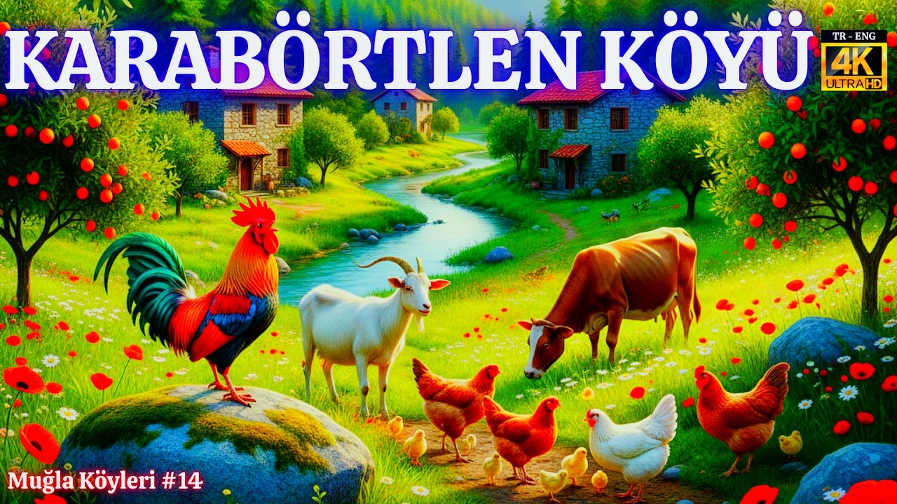 Çam Ormanları İçinde Saklı Cennet: Ula Karabörtlen Köyü Tanıtım 🌿🐓