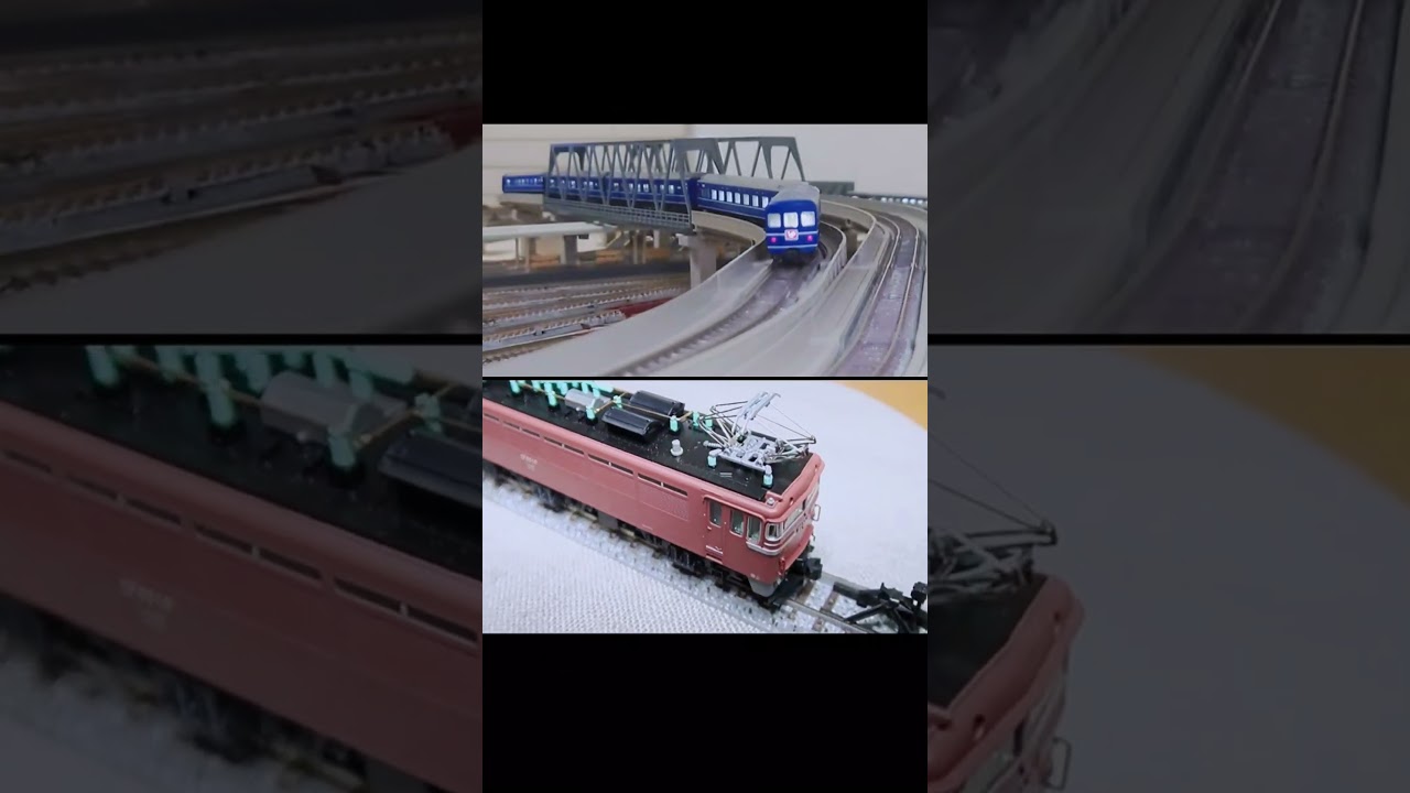 4 国鉄 EF80 １次形 + 24系24形(0番台) 寝台特急 ゆうづる JNR EF80 + 24-24 SERIES SLEEPING CAR ” YUZURU ” 