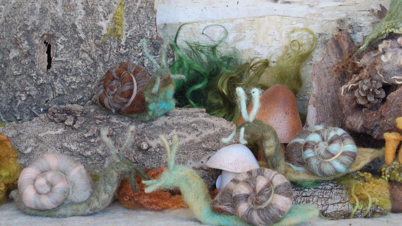 Felt Along Snails