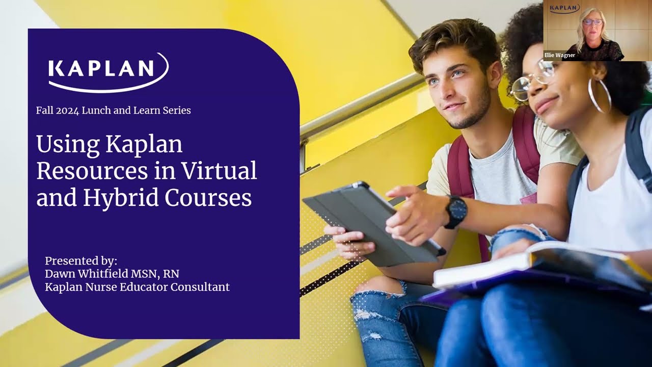 Using Kaplan Resources in virtual, online, and hybrid courses