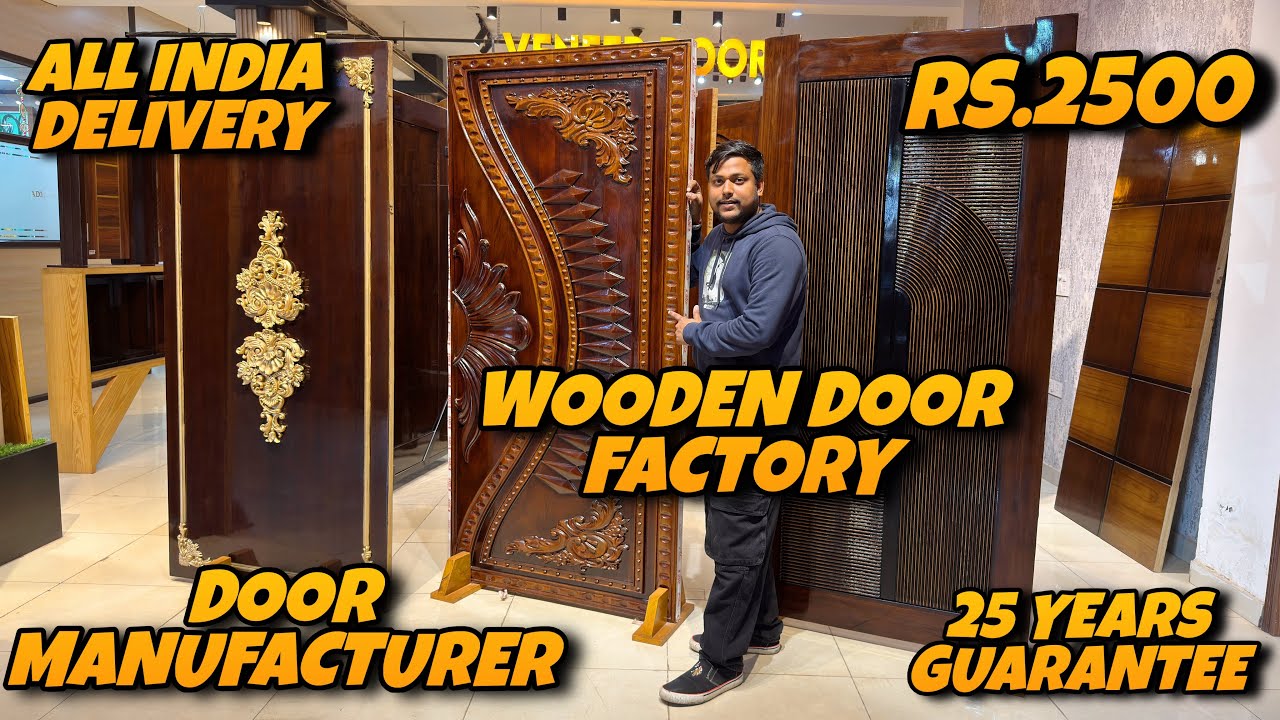 Cheapest Door Factory | Wooden Texture & HDMR Doors at Wholesale Price | Premium 3D & Skin Doors