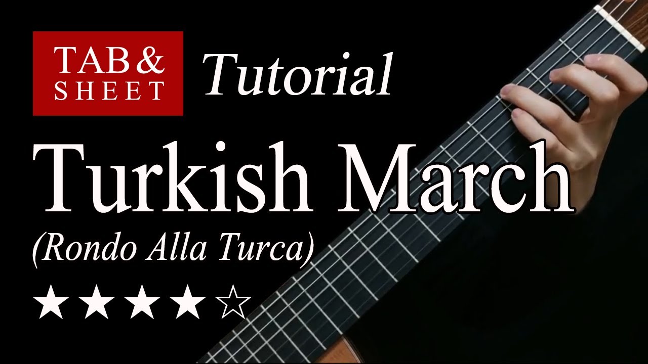 Turkish March - Guitar Lesson + TAB