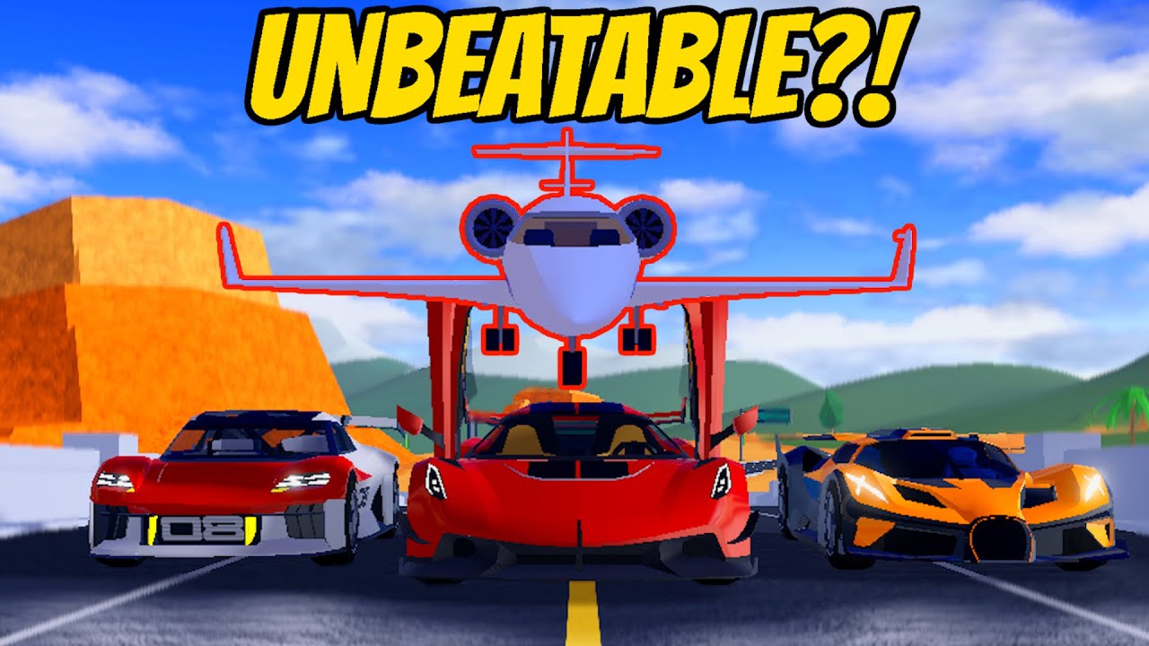 ALL THE BEST VEHICLES VS PRIVATE JET In Roblox Jailbreak...