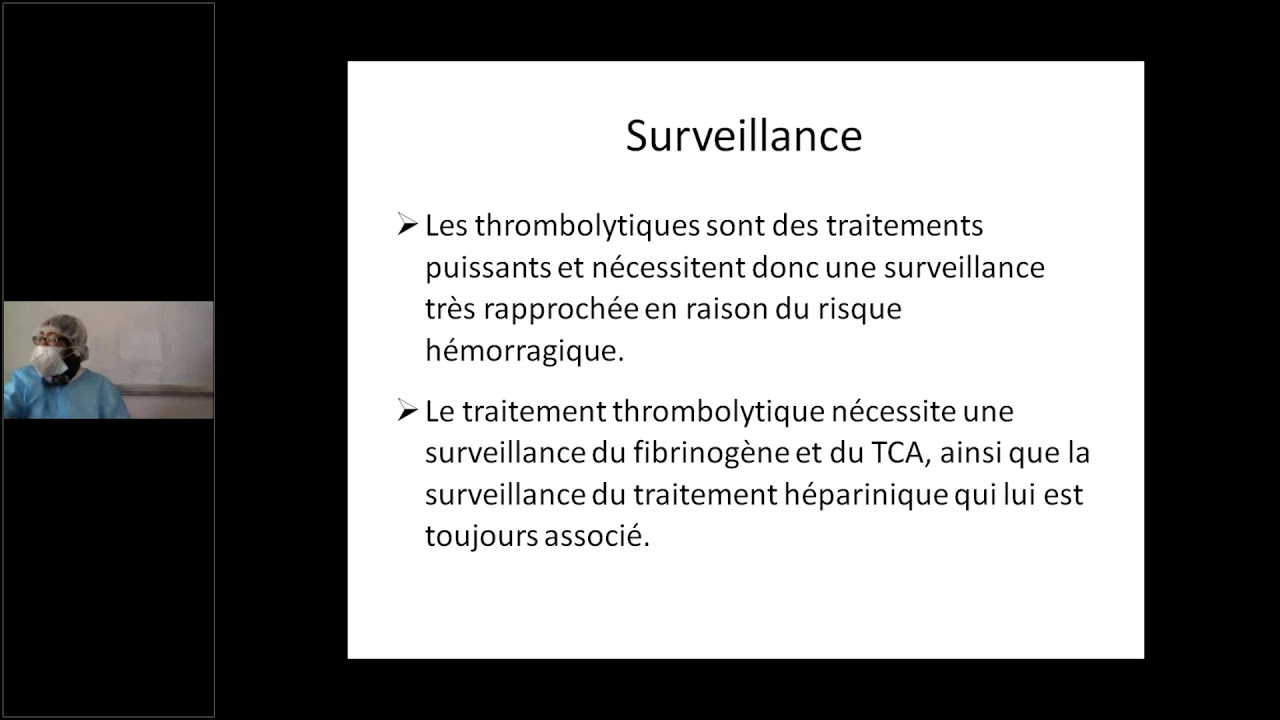 Les thrombolytiques ( Pr. H. ZOUZOU )