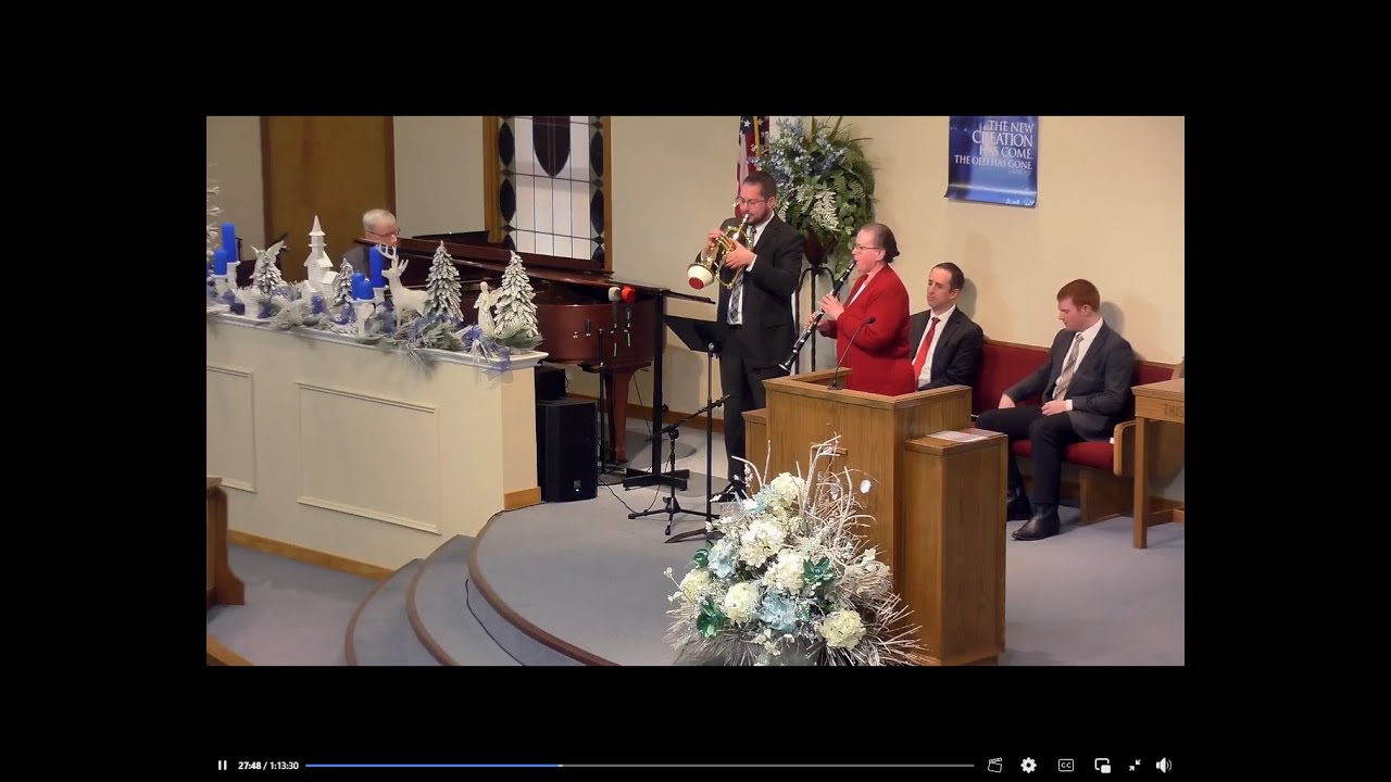 Bro.  Alan Walter preaching from Isaiah 43 (1-12-25 p.m.)