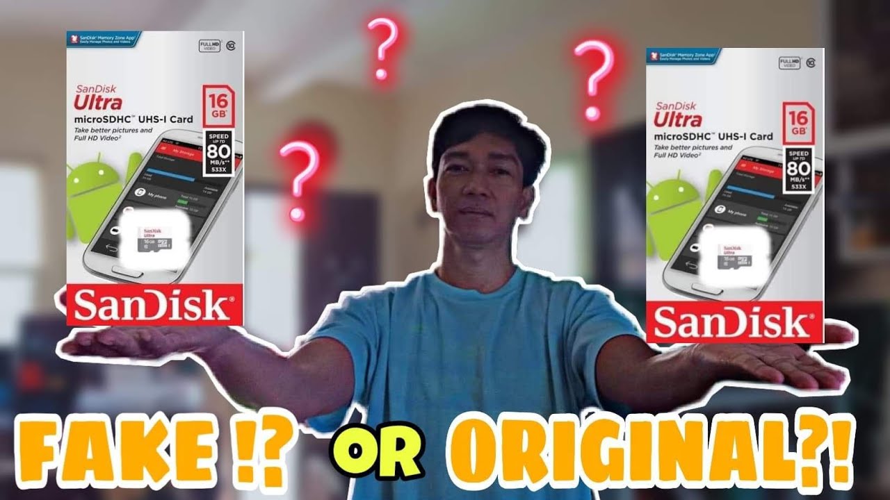 SD Card HOW TO KNOW WHICH IS FAKE AND ORIGINAL ? TAGALOG