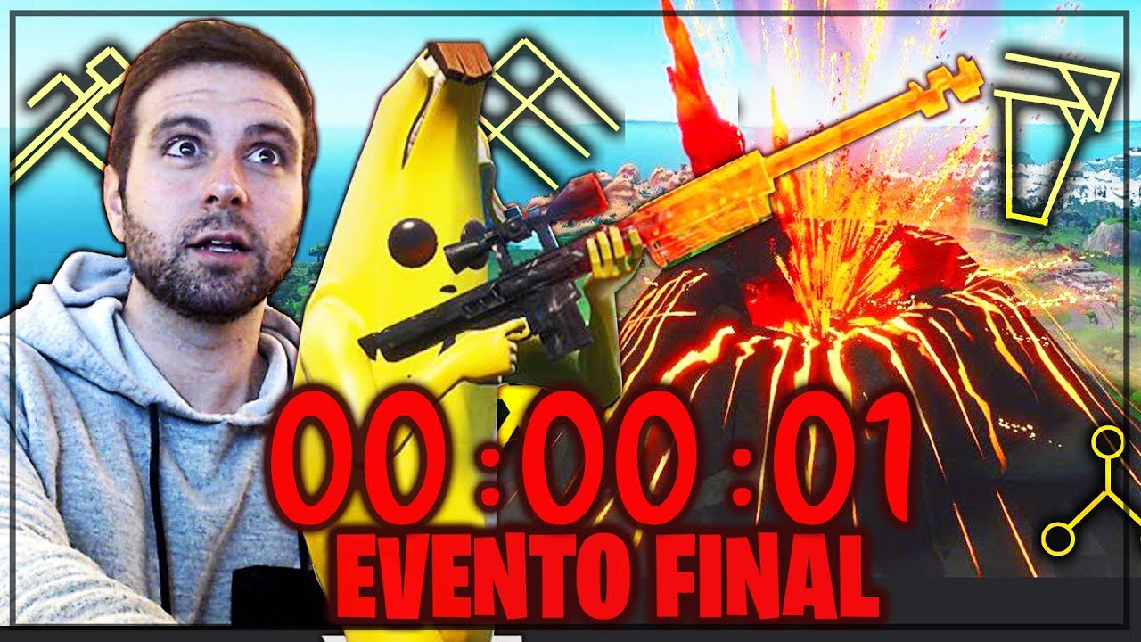 EVENTO DE FORTNITE *VOLCAN EN ERUPCIÓN Y RUNAS* (VEGETTA777)