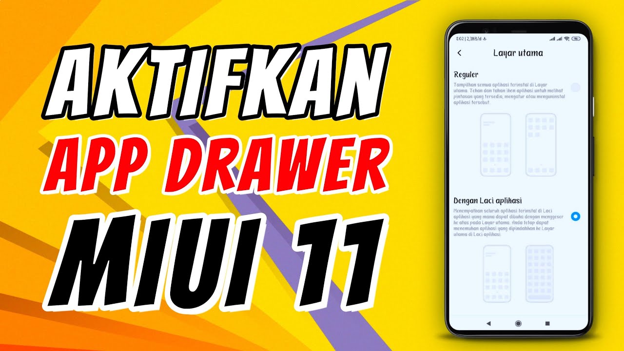 Cara Aktifkan App Drawer MIUI 11