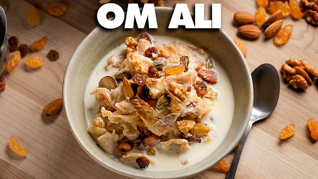 Om Ali Recipe - Egyptian Bread Pudding Dessert!