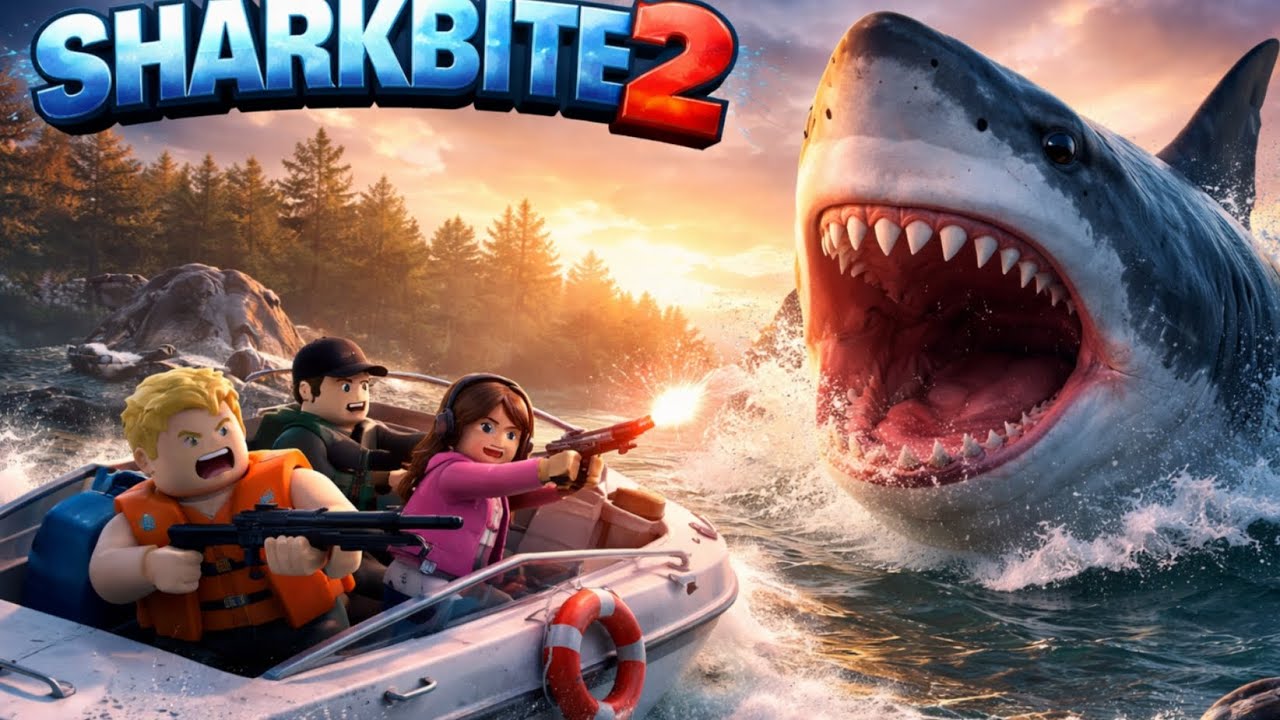 Trying the new Rocket-Launcher! | Sharkbite part 2 #sharkbite #roblox 