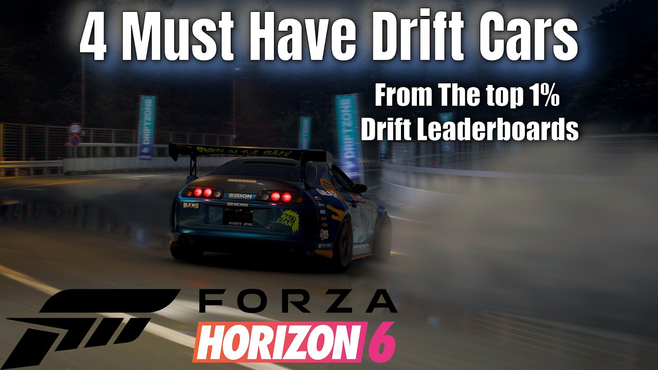 Top 4 Best Drift Cars In Forza Horizon 6 | FH6
