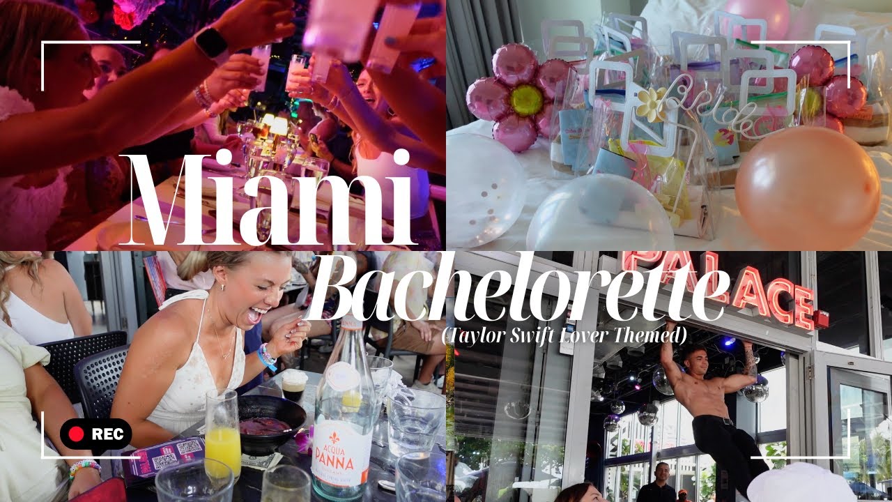 Taylor Swift Lover Themed Miami Bachelorette Trip | Travel VLOG