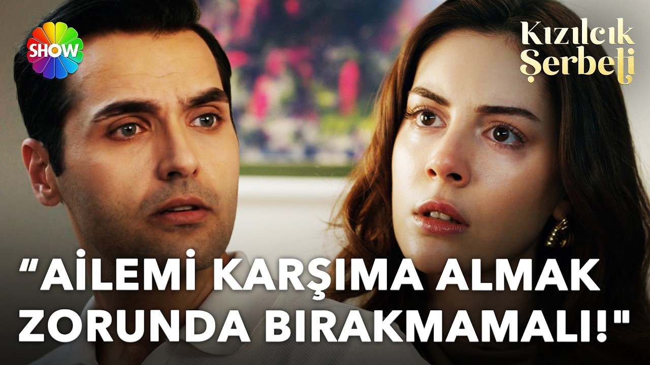 Emir ve Çimen, Salkım yüzünden gerildiler! | Kızılcık Şerbeti 129. Bölüm