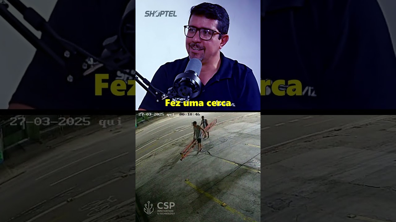 🚨 Sua C&acirc;mera S&Oacute; GRAVA? VEJA ELA AGORA IMPEDINDO o Furto na Rua! #Shoptel #Seguran&ccedil;aEletr&ocirc;nica #IA