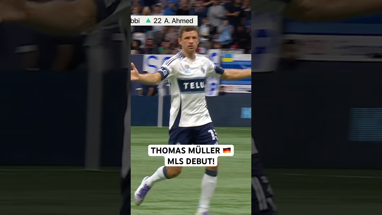 Thomas M&uuml;ller 🇩🇪 SUBS ON for MLS debut with Vancouver !!