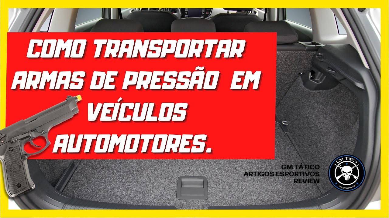 Erros e Acertos em como transportar Airsoft ou Armas de pressão