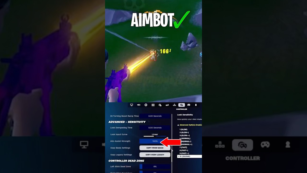 НАСТРОЙКИ МОЕГО КОНТРОЛЛЕРА = МАКСИМАЛЬНЫЙ УРОН AIMBOT 🎯