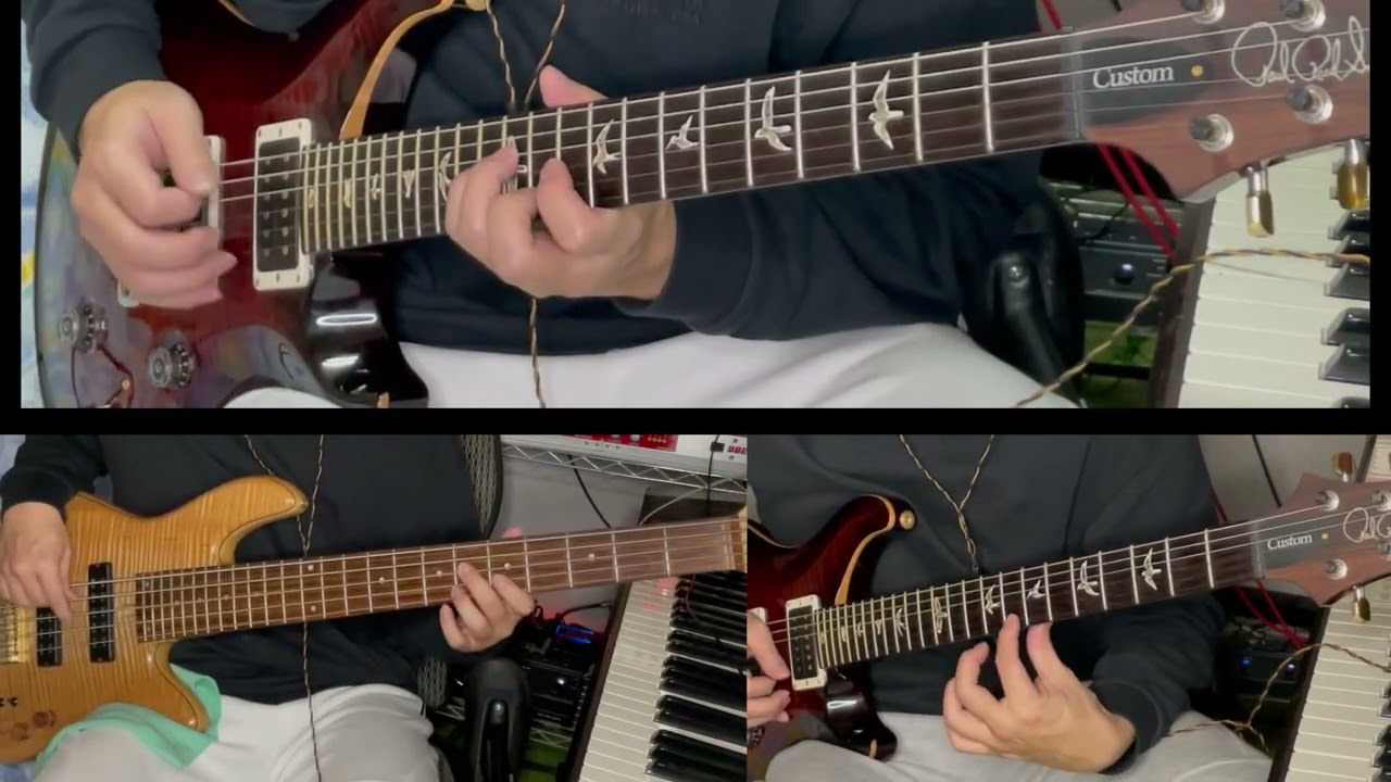 BWV 578 - Bach Fugue in G minor metal guitar and bass