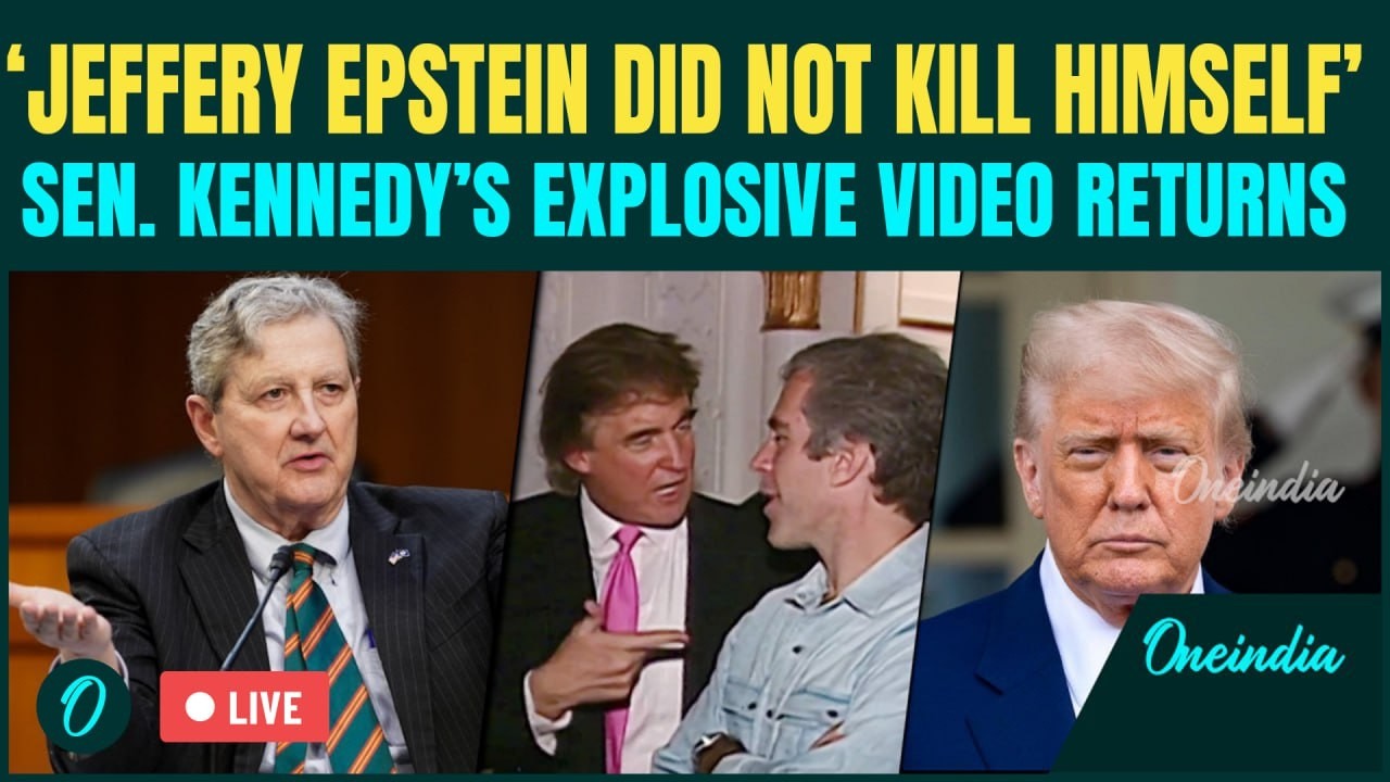 Trump KILLED Epstein LIVE | Trump Behind Jeffrey Epstein’s Sudden Death in Cell? Sen Kennedy REVEALS