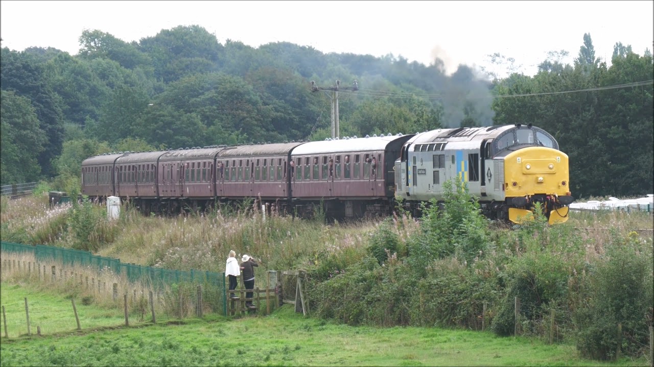 37688 departing Burrs 17th September 2021