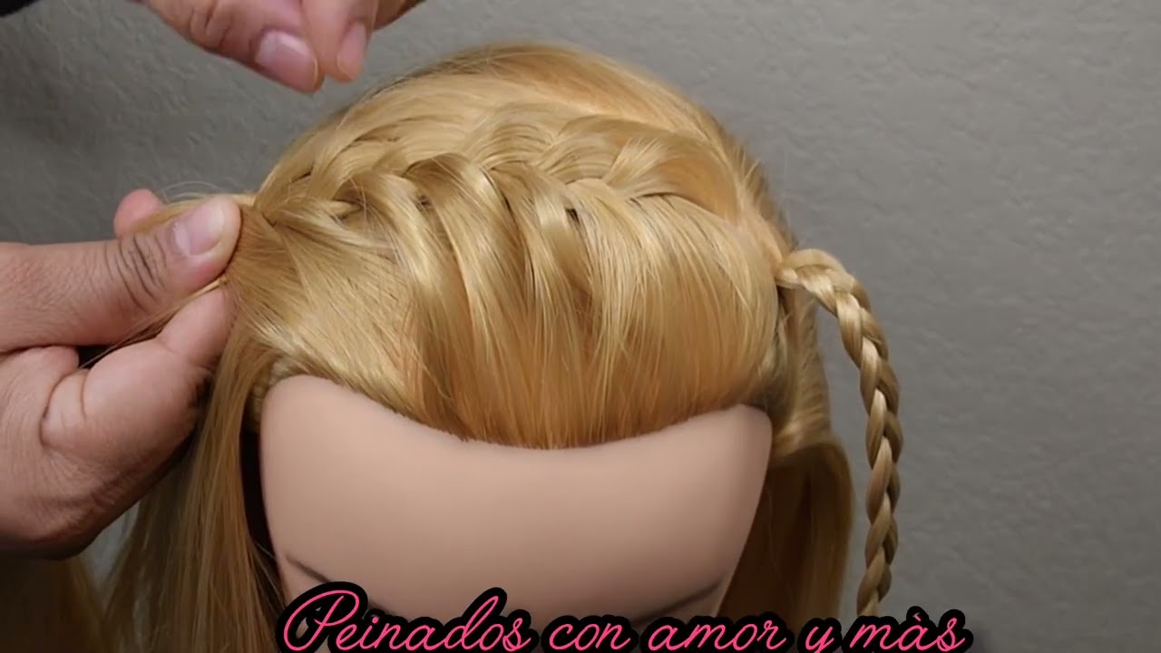 El paso a paso de estas trenza. 