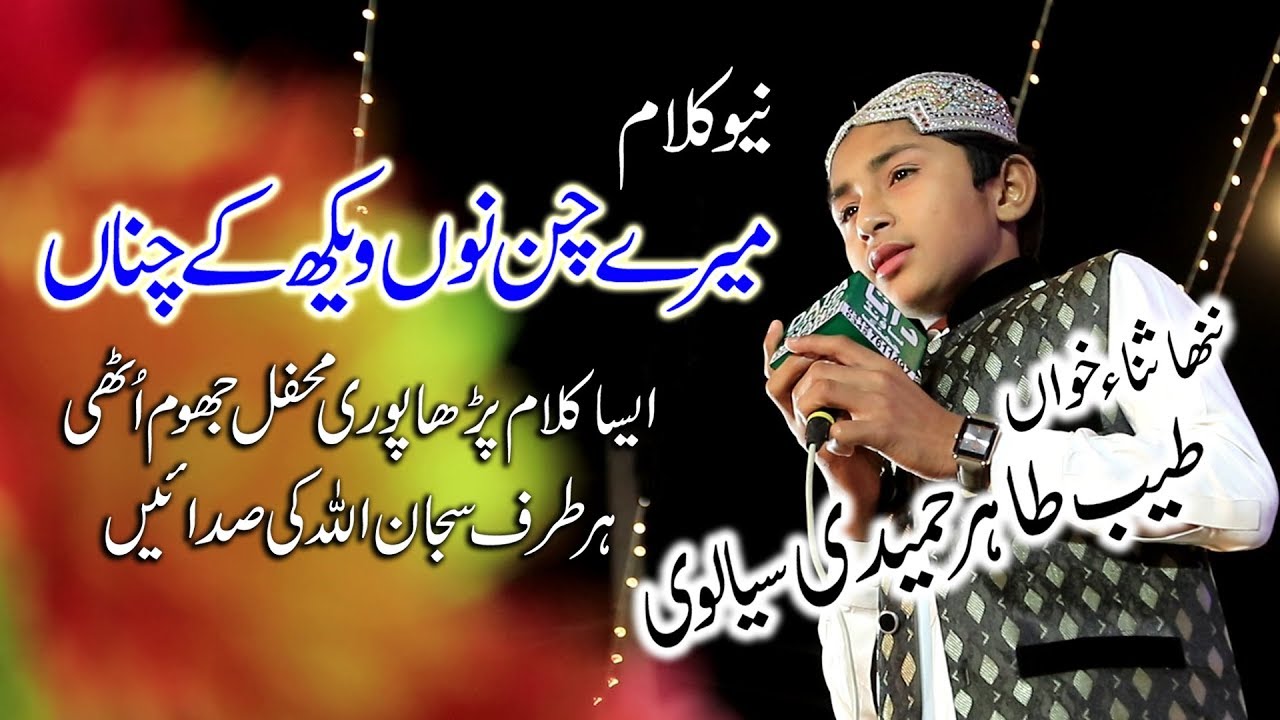 Mere Chan nu wekh k chana _ by Tayyab Tahir Hameedi Sialvi_ beautifull kalam