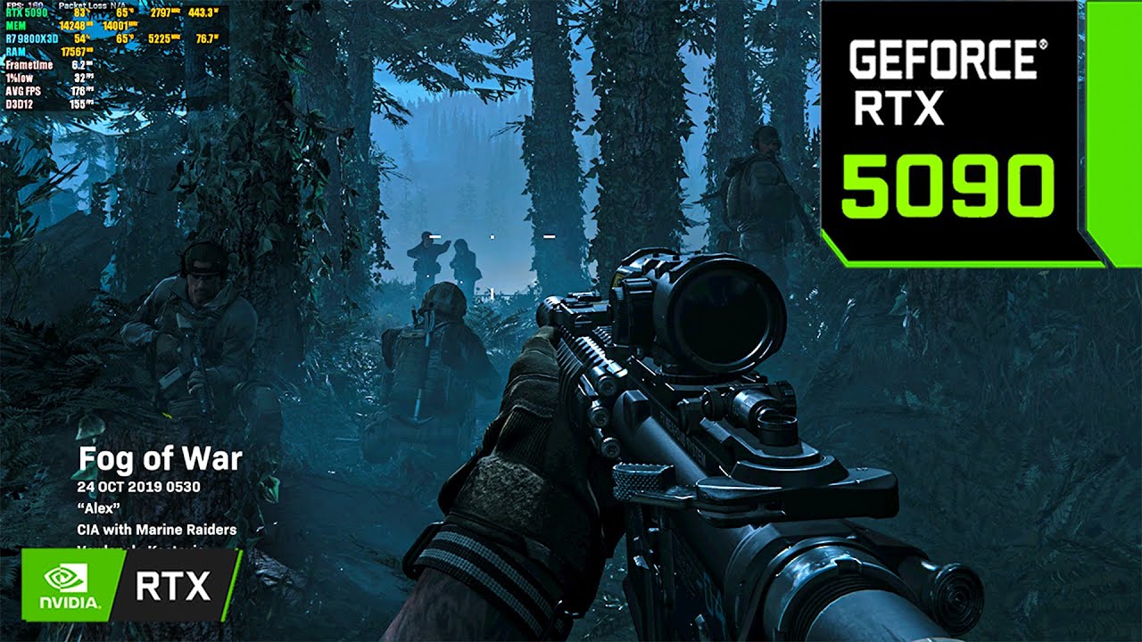 Call of Duty : Modern Warfare | RTX 5090 32GB ( 4K Maximum Settings RTX ON / DLSS OFF )
