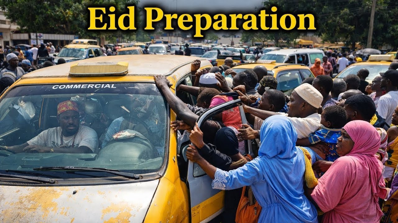 Подготовка к празднику Ид в Гамбии