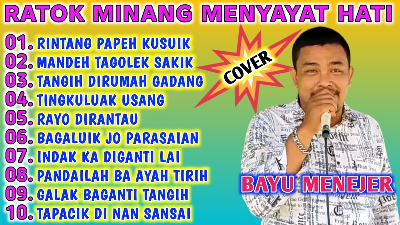 LAGU RATOK MINANG MANANGIH OLEH BAYU MANAGER
