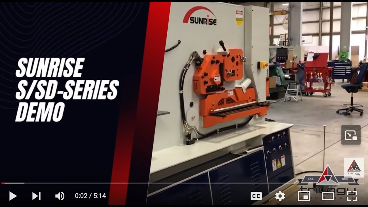 Sunrise S/SD Series Ironworker Walk-Around and Tour