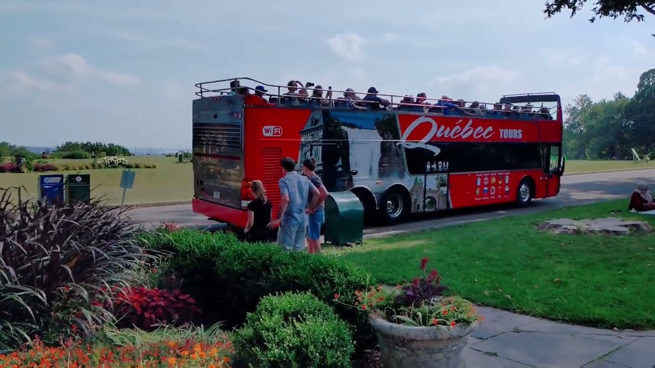 Quebec city, Canada - visiting the Battlefield Park area